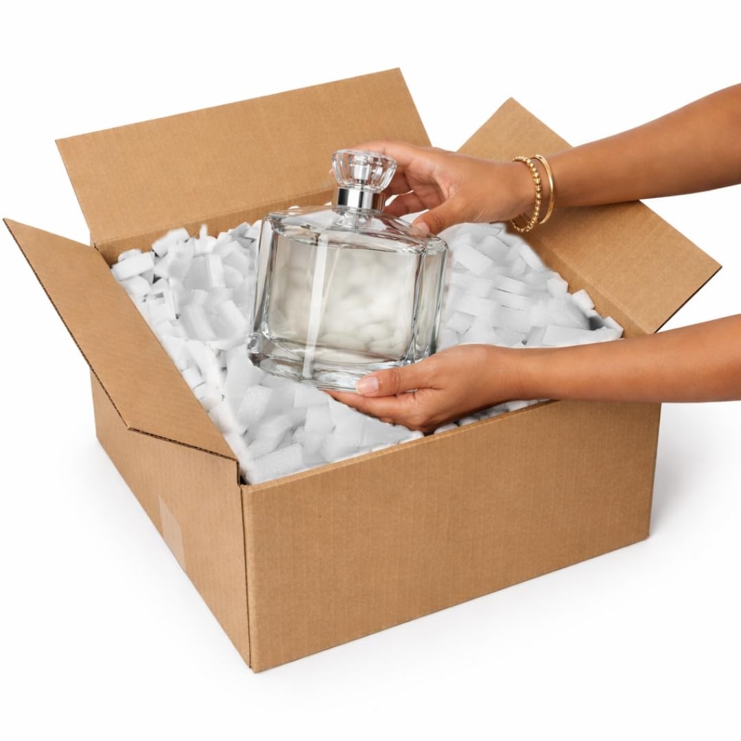 Polystyrene White Packaging Peanuts Rectangular Shape Loose fill | 100% Recyclable & Reusable | 1 Cubic foot Quantity Pack-image-36