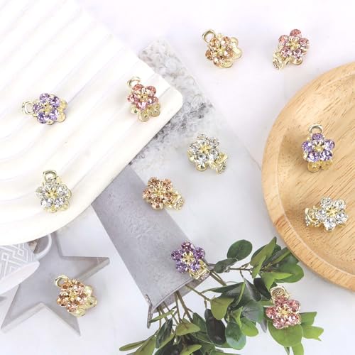 Set de 6 pinzas pequeñas para cabello fino miniatura 7