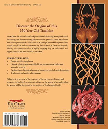 History of Lovespoons: The Art and Traditions of a Romantic Craft (Fox Chapel Publishing) Comprehensive Guide to History, Artifacts, Symbol Significance, Spoon Detail, and More with 250 Color Photos - Image 2
