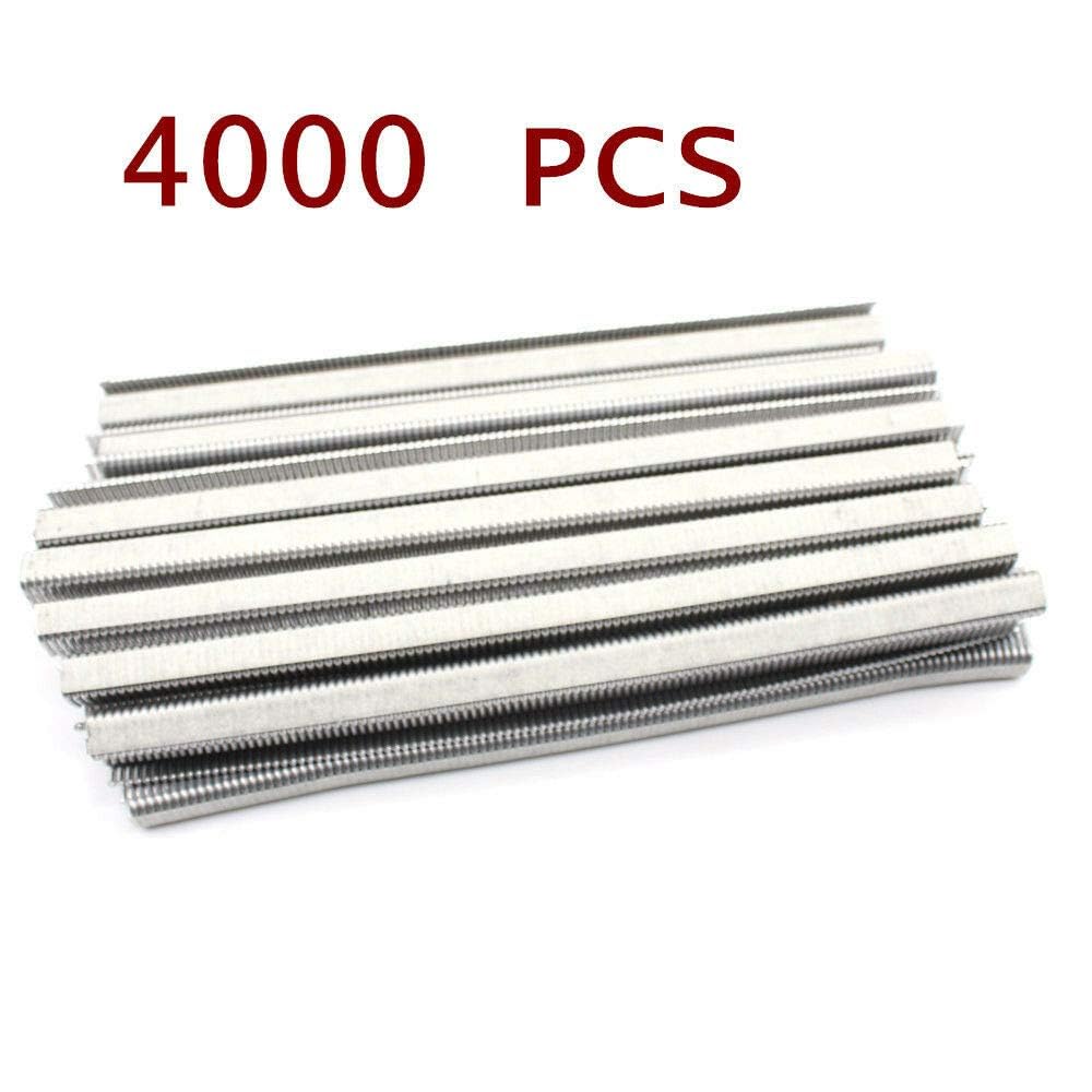 Clip per salsiccia industriale in acciaio inox, chiusura professionale, vite di regolazione per regolazione della pressione o intestino naturale, 4000 clip per salsicce con intestino sintetico