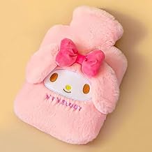 Hot and Cold Therapy Bag,Rubber Hot Water Bag 1ltr, Heating Bottle for Pain Relief, Heat Bag for Winter Non Electric Hot Water Bag for Period Cramps(Pink)(Cartoon Designs)(1Pcs) (My Melody)