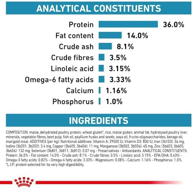 ROYAL CANIN Veterinary SKIN & COAT | 3,5 kg | Diät-Alleinfuttermittel für Katzen ab der Kastration | Zur Unterstützung der Hautfunktion bei Dermatose und übermäßigem Haarausfall