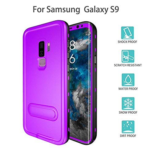 Redpepper-Waterproof Case for Samsung Galaxy S9 Snowproof Shockproof DirtProof Full Sealed Underwater Protective