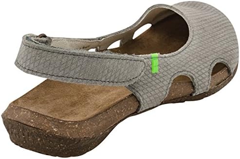 El Naturalista Womens Wakataua N414 Suede Slingback Shoes, Rombos Grey, EU 38 / US 8 | Image 2