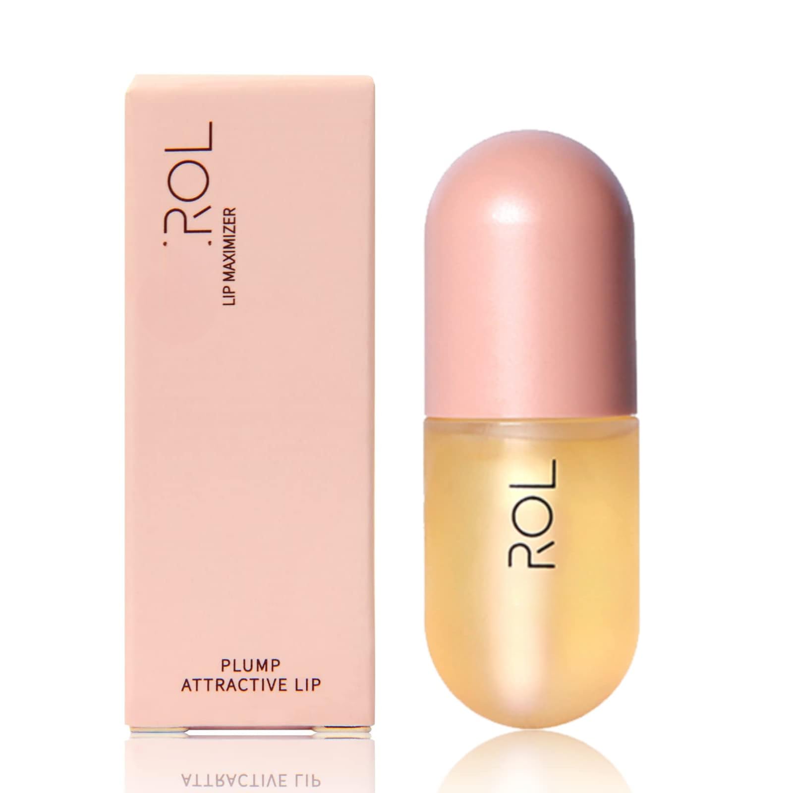Rosarden Natural Lip Plumper and Lip Care Serum, Lip Enhancer, Lip Gloss, Balm Maximizer for Fullness, Plumping and Moisturizing Lips