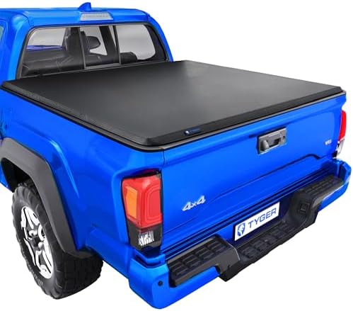 Tyger Auto T3 Soft Tri-fold Truck Bed Tonneau Cover Compatible wi...