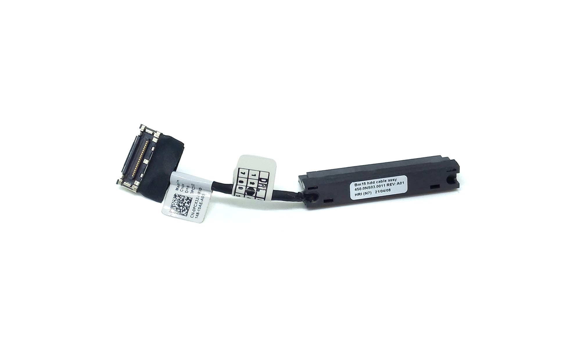 Cavo SATA HDD/SSD da 2,5" PCX32, 0PCX32, 50.0NS03.0011, 450.0NS03.0001, per Dell Latitude 5521, 5531, Precision 3561, 3571
