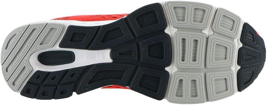 New Balance Men's 680v6 Cushioning Running Shoe 9 Dark Blaze/Lead