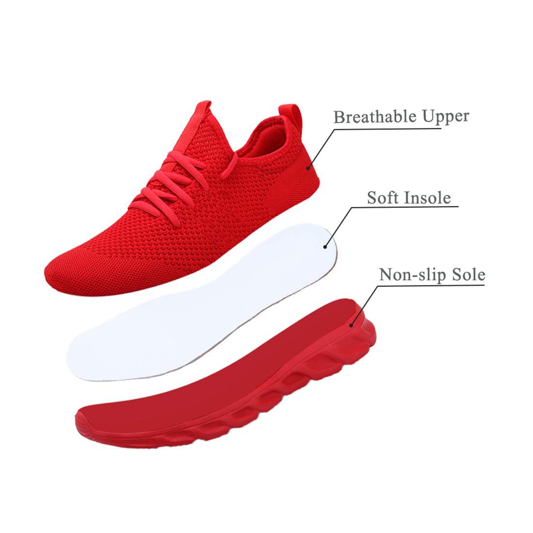 Donna Scarpe da Running Ginnastica Camminata Sportive Trekking Tennis Trail Jogging Palestra Mesh Basket Sport Outdoor Fitness Sport Platform Sneakers