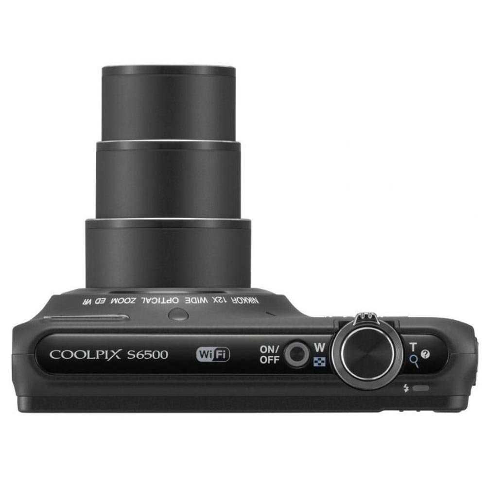 Nikon COOLPIX S6500 ブラック SDカード付き Buy Nikon Coolpix S6500 16MP Point-and-Shoot Digital Camera