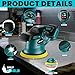 Cordless Buffer Polisher For Makita 18/20V Battery, 450W Brushless Car Buffer Polisher Waxer with 6 inch disc, 6 Variable Speed Up to 5200 RPM for Waxing Polishing Scratch Removal (Tool only)