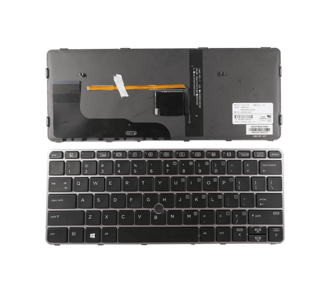WISTAR Laptop Keyboard for HP EliteBook 820 G3, 826630-B31, 725 G3