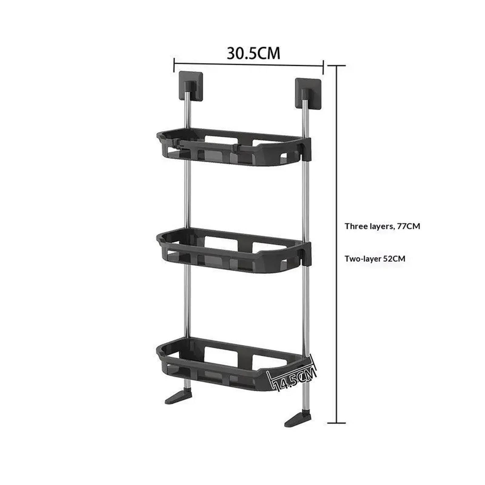 Scaffale Sopra Il Wc 2/3 strati sopra il portawater in plastica