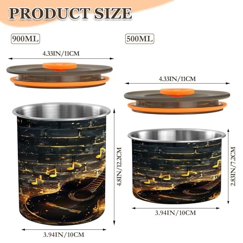 Contenedor hermético Qilmy para almacenamiento de café 500 ml miniatura 3