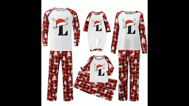 Pyjama Noël Famille Assorti - Ensemble Pyjama Père Noël, Maman, Enfants & Bébé - Rouge Classique Ou Carreaux Festifs