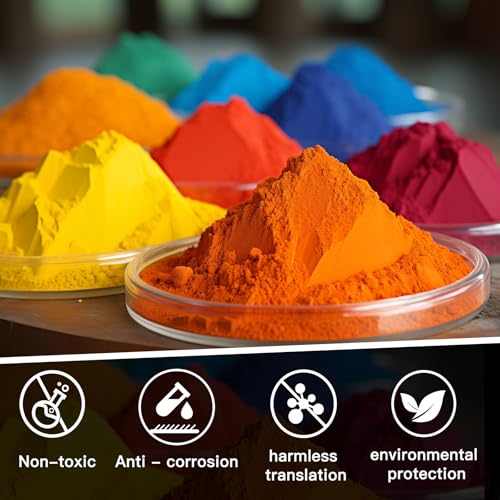 Iron Oxide Powder, Ultrafine Particle Natural Industrial Material, Suitable for Construction, Coatings, Ceramics, Concrete Coloring and Many Other Applications,5 Ounces, Brown