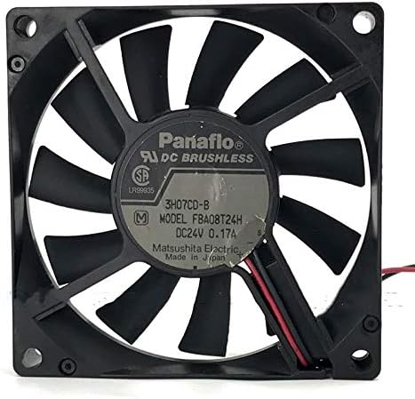 for 24V 80mm Panaflo FBA08T24H Fan - 0.17A 8015 8CM 2-Wire Inverter Cooling Fan
