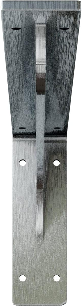Ekena Millwork BKTM02X20X06EBCRS Steel Bracket Embrey, 2" W x 20" D x 6 1/2" H, Unfinished