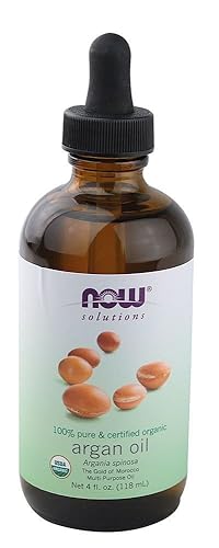 Now Foods Aceite de argán 100% puro y orgánico certificado – 4 fl. oz. 3 unidades
