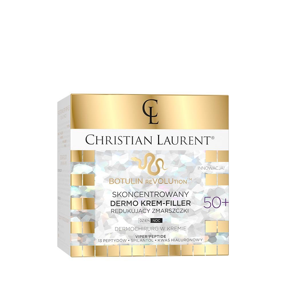 Christian Laurent Botulin Revolution Anti-Wrinkle Filler Cream 50+ | Advanced Age-Defying Formula with 13 Peptides & Hyaluronic Acid | 50 ml