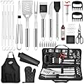 Kaluns BBQ Accessories, Complete Grill Set Grilling Gifts for Men Dad, 40 Pcs Premium Heavy Duty Stainless Steel Barbecue Grill Accessories for Outdoor Grill for Men Dad