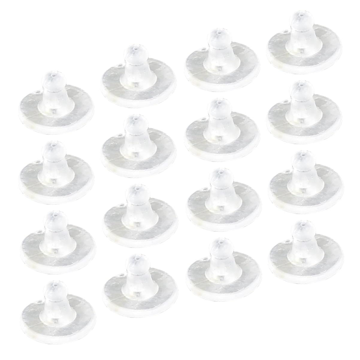 Lurrose Silikon Ohrstecker Rückseiten Rutschfeste Ohrhaken Für Sicheren Halt Transparent Für Ohrstecker Hohe Strapazierfähigkeit Und Tragekomfort