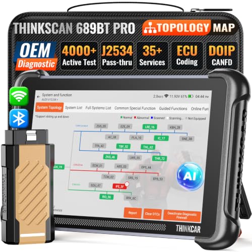 Counterfeit Airbag Modules - 2006-2013 Buick & Chevrolet 2 THINKCAR THINKSCAN 689BT PRO Bidirectional Scan Tool with Topology Map