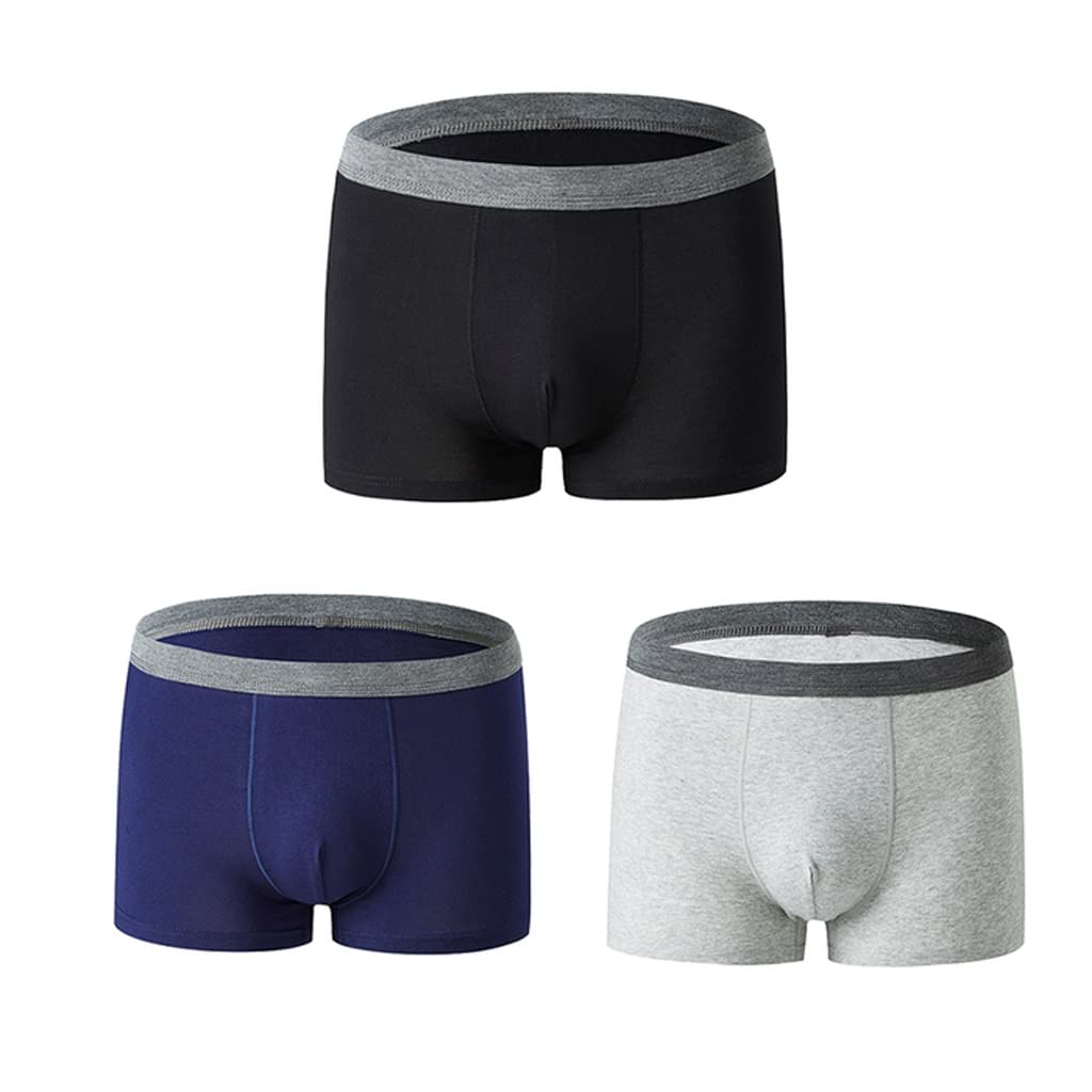YJWYG Underpants Mens Shorts Boxer Briefs Sexy Cotton Shorts Mens Underwear Underwear Cotton Boxers E XXL Code