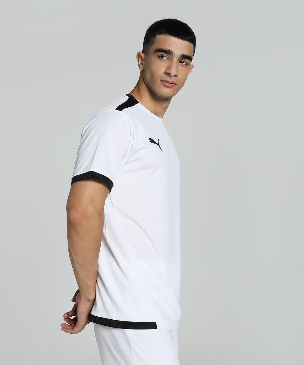 Puma Mężczyźni TeamLIGA Jersey Koszulka, Biały, S