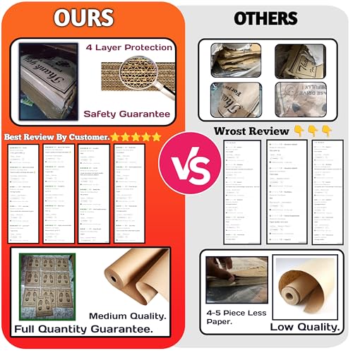 Image of HR Disposable Paper Foot Mat, (Pack of 130 Sheets) Large Size, Universal Size for All Car,Bus,Van,Truck,Crew Cab,Trailer,SUV,Scooter,Car Paper Interior Automotive Mats Brown 17 x 21 cm