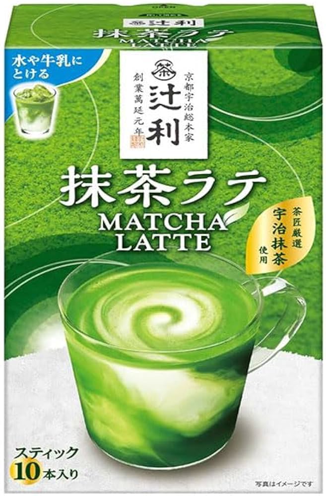 Amazon.co.jp: Kataoka Bussan Tsujiri Matcha Latte, 0.5 oz (13 g) x 10 Bottles, 32 Boxes : Food, Beverages & Alcohol
