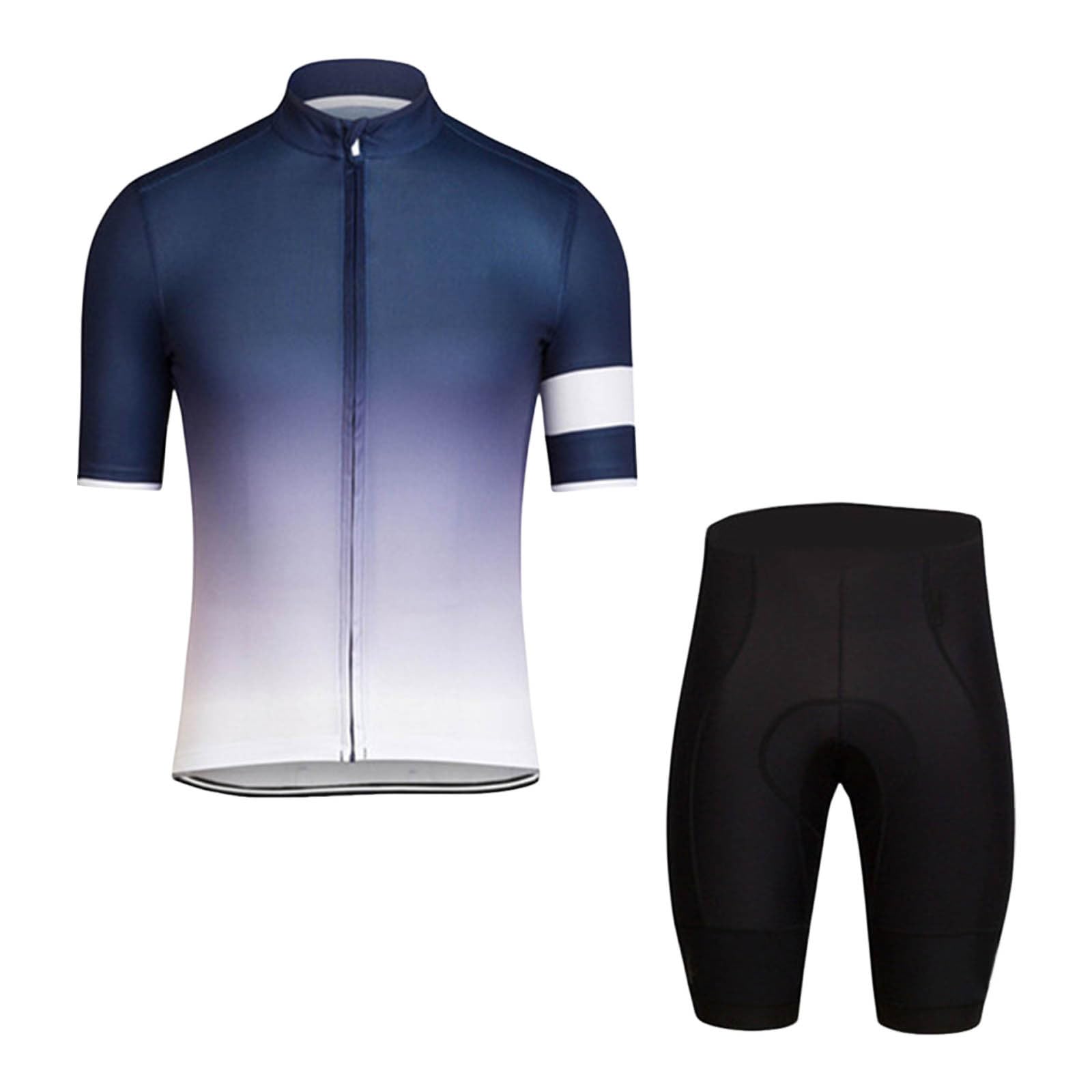 Générique Maillot Cyclisme Homme： Tenue Velo Route Off-Campus Cuissard Vtt Vetement Combinaison Short Manche Courte Maillot Vélo Trifonction Vêtements