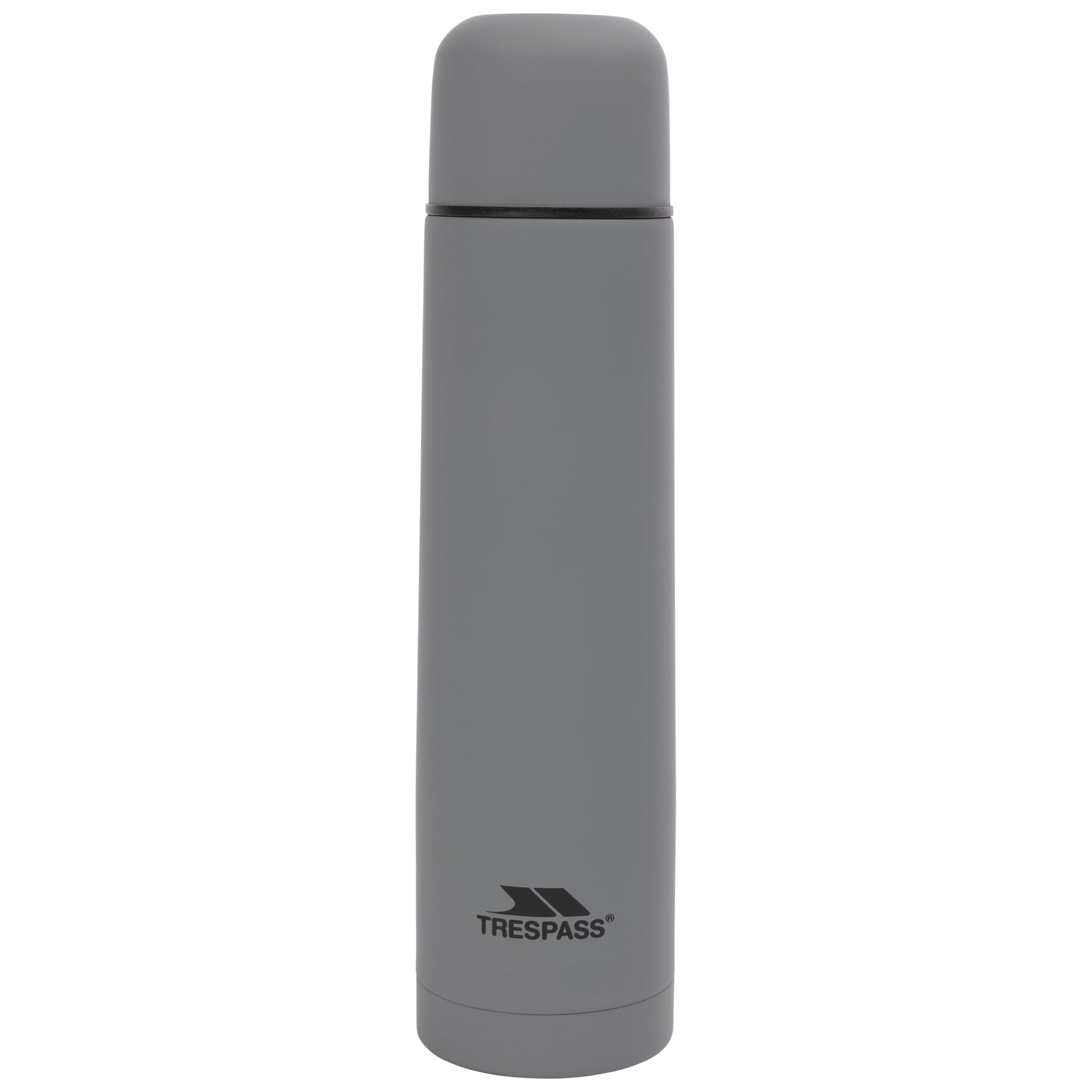 Trespass Vacuumed Flask 750ML Torre 75 - Vacuum Flask for Hot Drink, Stainless Steel Inner with Rubber Coating, Double Walled Insulated for Hot & Cold Drinks, Water Bottle, Tea & Coffee