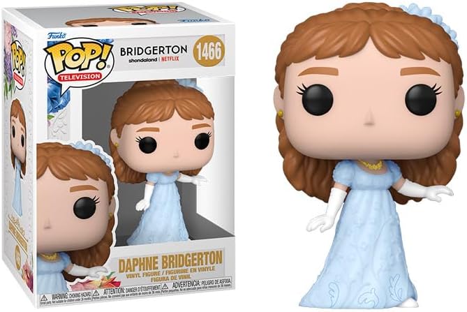 Miniatura 2 de POP TV Bridgerton - Figura de vinilo Funko de Daphne Bridgerton (con funda protectora de caja compatible), multicolor, 3.75 pulgadas