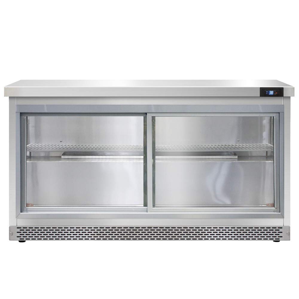 SW60-SGD-FB Two Section Work Top Refrigerator 60" W by Continental Refrigerator – 17.0 cubic_feet