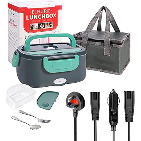 Electric Lunch Box for Car and Home,Portable Microwave Heat Lunch Box for Work,Heating Bento Boxes for Truck Cover