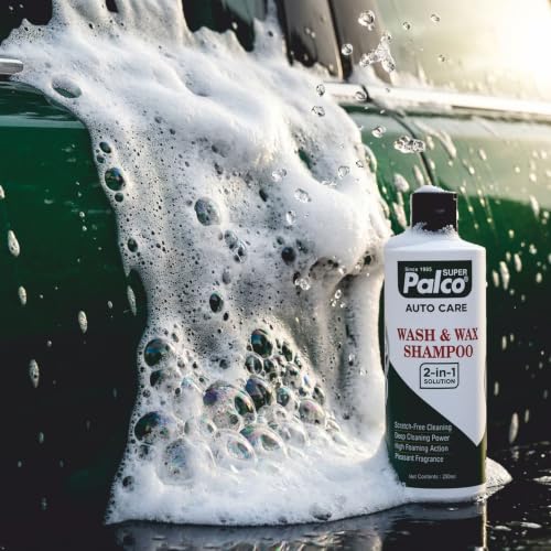 Image of PALCO Wash and Wax Car Shampoo 250ml, pH Neutral Car Washing Shampoo