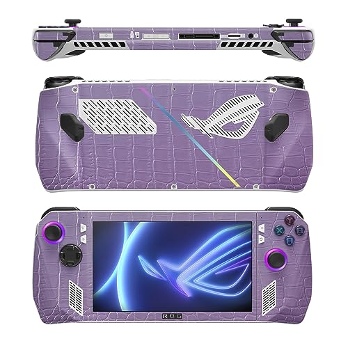 Image of MightySkins Skin Compatible with Asus ROG Ally - Purple Gator Skin | Protective, Durable, and Unique Vinyl Decal wrap Cover | Easy to Apply
