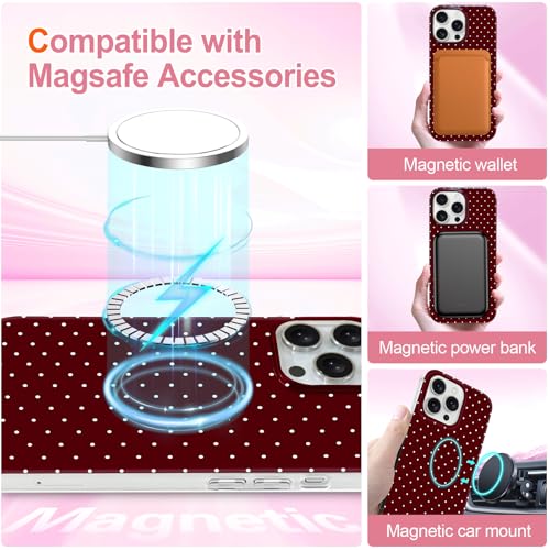 Coque protection iPhone 15 Pro Max anti-rayures TPU rouge vin - 2