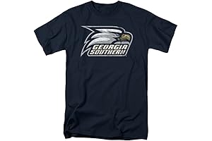 LOGOVISION Official Georgia Southern University Distressed Primary Logo Adult T-Shirt