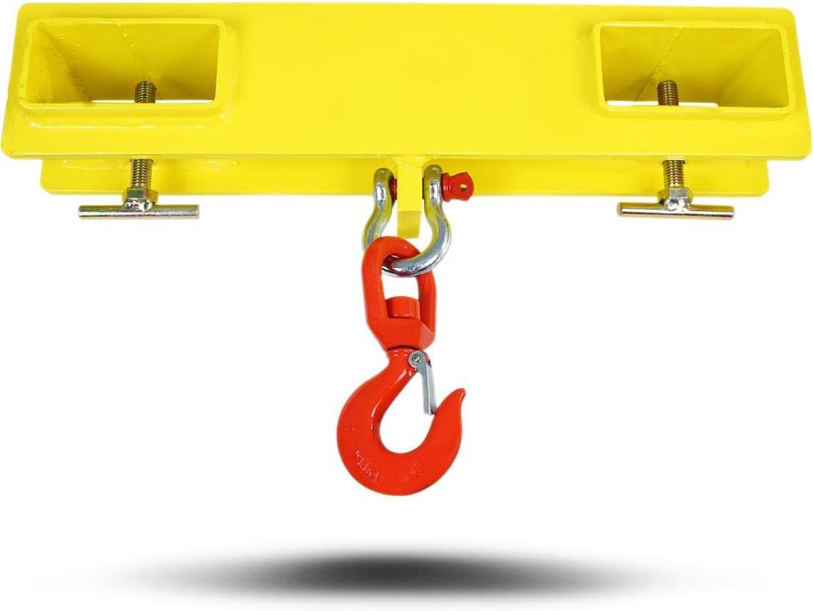 Titan Attachments Forklift Lifting Hoist 4000 lb. Capacity Single Hook HD