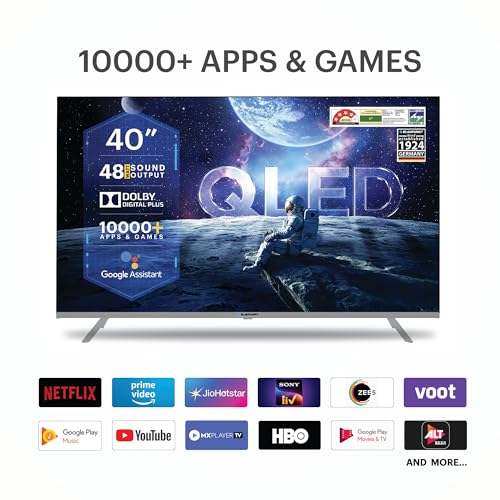 Image of Blaupunkt 100 cm (40 inches) Quantum Dot Series QLED Google Android TV 40QD7070