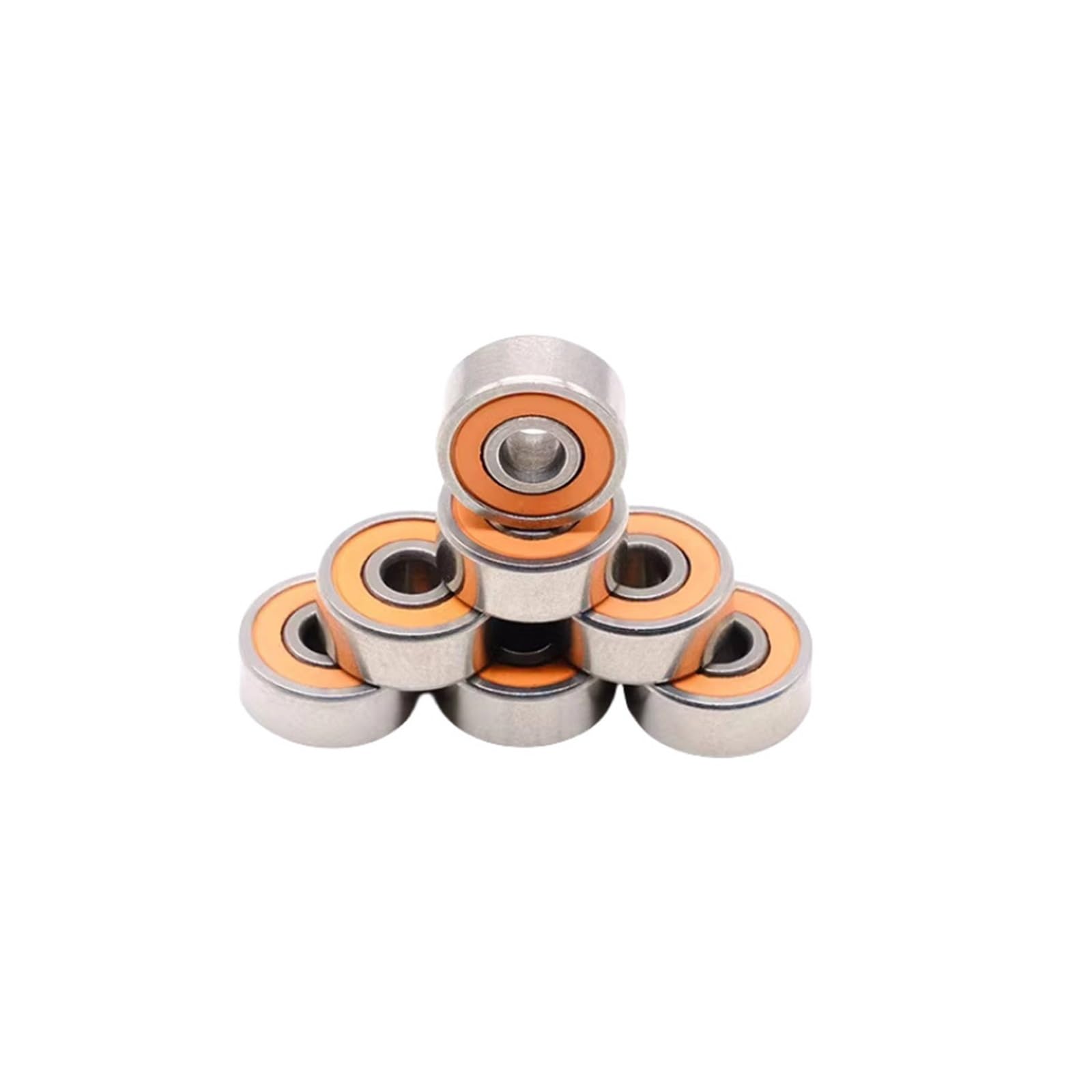 Rodamiento cerámico híbrido de Acero Inoxidable (6/10 Piezas) S623 S624 S625 S606 C 2OS 2RS ABEC-7(S624c-2os 4x13x5mm,10pcs)