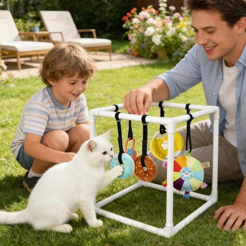 Hunde Spiel- und Aktivitätsgerät | mit 5 interaktiven Spielzeugen zur Bereicherung | Hund Beschäftigungsspielzeug - Zur Beschäftigung Und Beruhigung Im Haus Bei Langeweile Und Stress Für Das Training