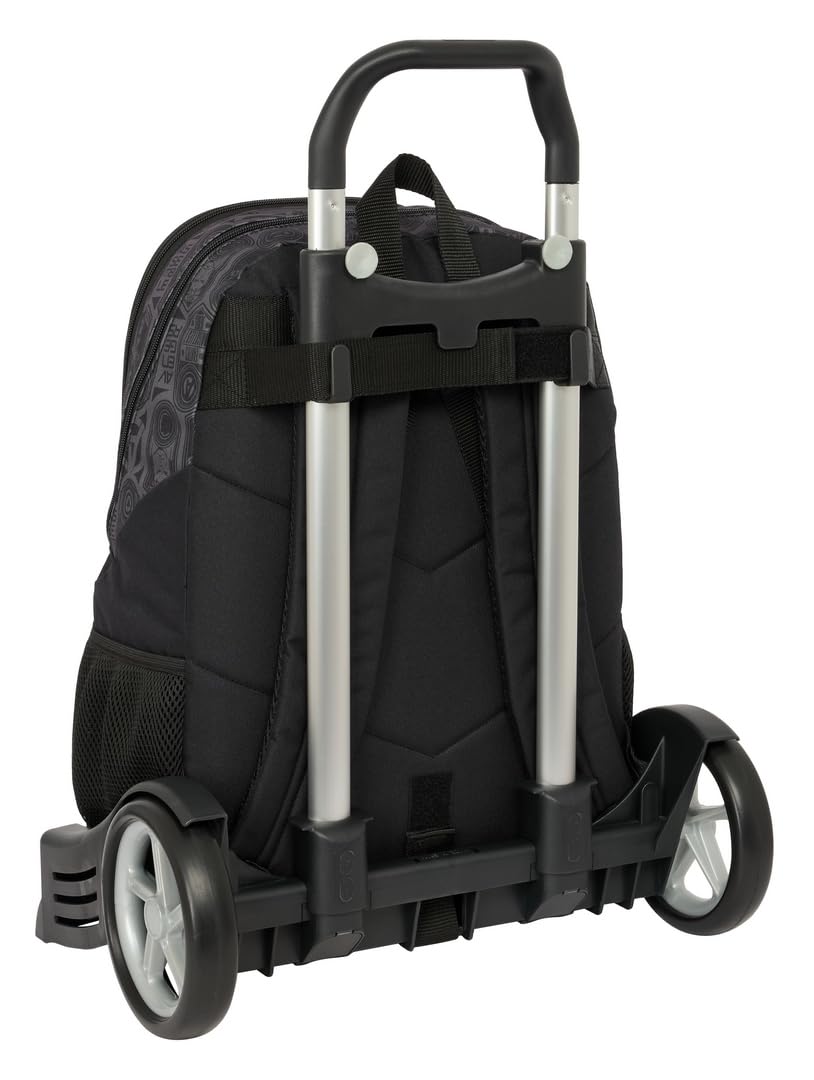 Safta AVENGERS VENDETTA - Mochila Escolar, Espalda Ergonómica, con Carro Evolution, Ideal para Niños de Diferentes Edades, Cómoda y Versátil, Calidad y Resistencia, 32x16x44 cm