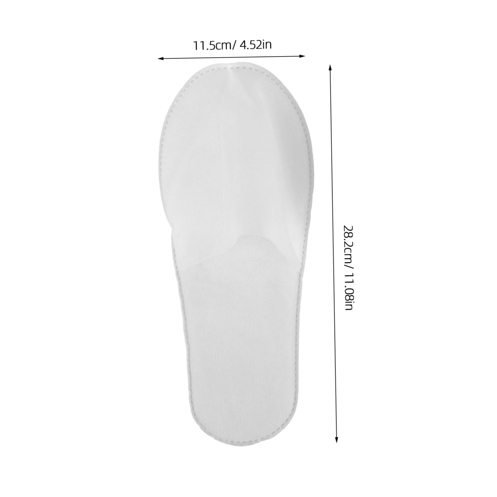 SOESFOUFU 10 Pairs Disposable Slippers for Women Men Memory Foam Non-slip Hotel Spa Home Slippers