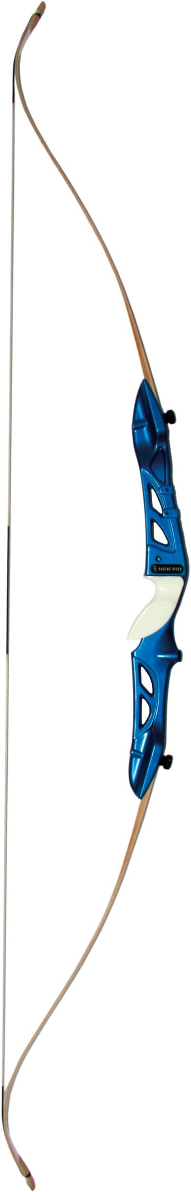 Raging River 26# M-Bow Metal Riser Right Hand Hunting Bow, 68-Inch, Blue