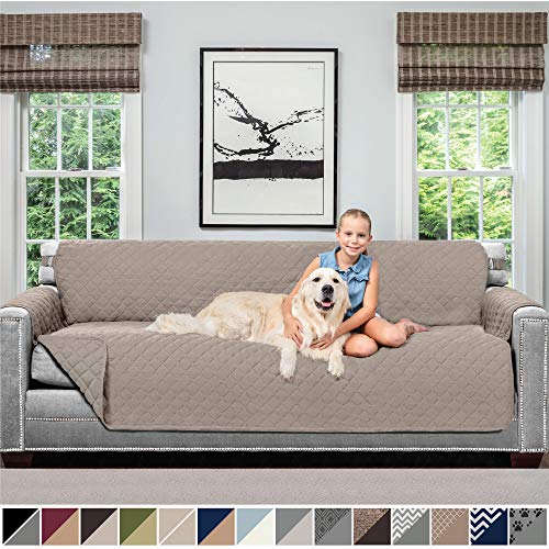 Sofa Shield Original Patent Pending Reversible X-Large Oversized Sofa Protector for Seat Width