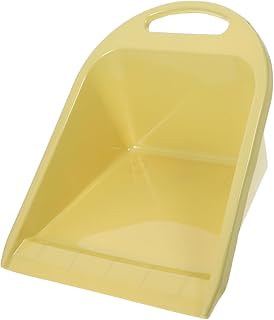 Ciieeo Recogedor De Basura Portátil Para El Hogar Con Mango Para Interiores Pequeño De Plástico Color Amarillo