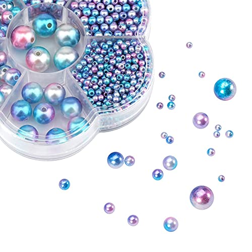 LxwSin Perle di Vetro Rotonde, Perle di Vetro